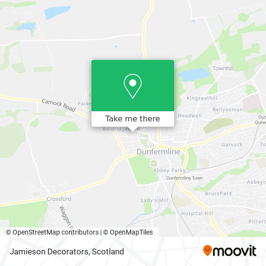 Jamieson Decorators map