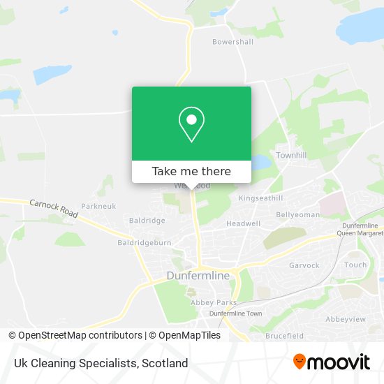 Uk Cleaning Specialists map