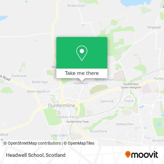 Headwell School map