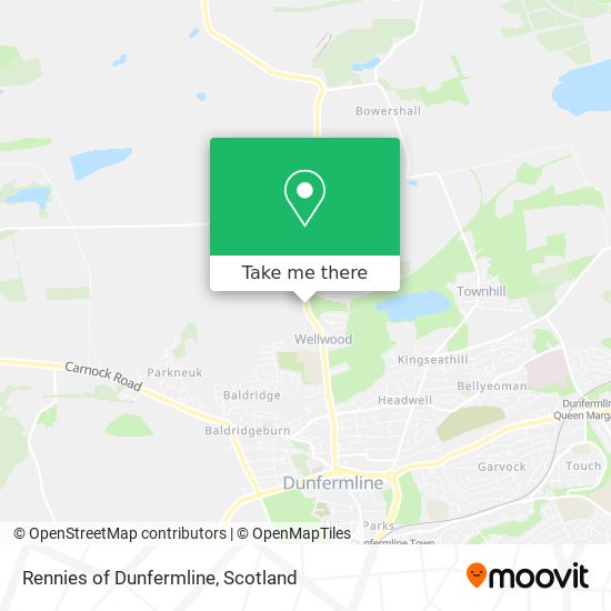 Rennies of Dunfermline map