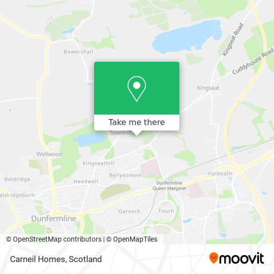 Carneil Homes map