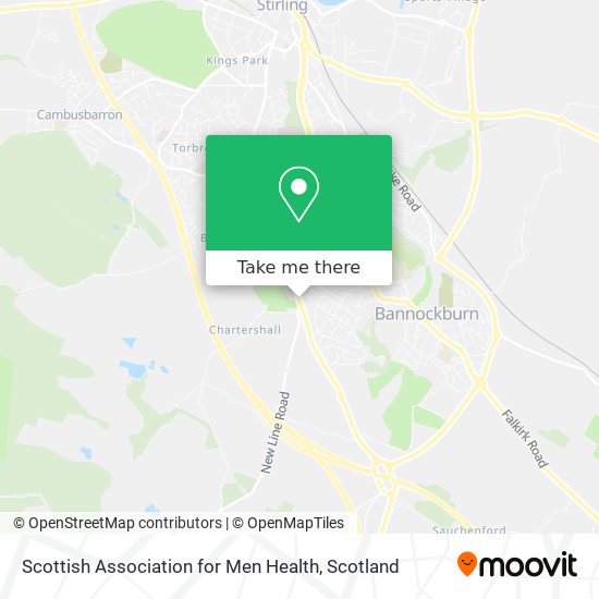 Scottish Association for Men Health map
