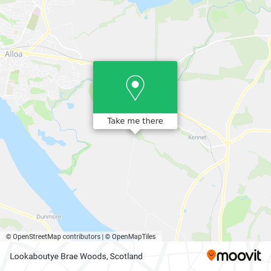 Lookaboutye Brae Woods map