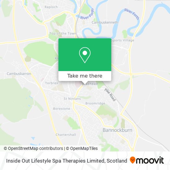 Inside Out Lifestyle Spa Therapies Limited map