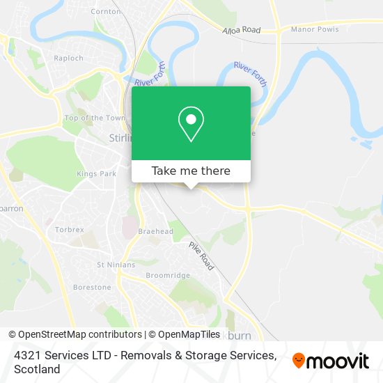 4321 Services LTD - Removals & Storage Services map