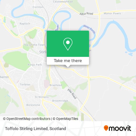 Toffolo Stirling Limited map