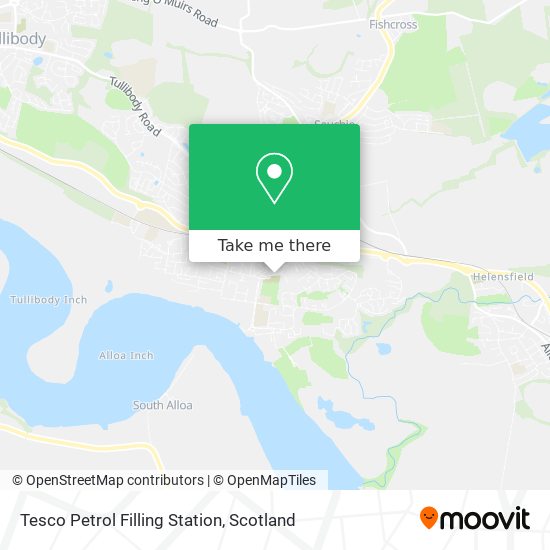 Tesco Petrol Filling Station map