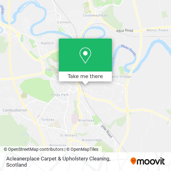 Acleanerplace Carpet & Upholstery Cleaning map