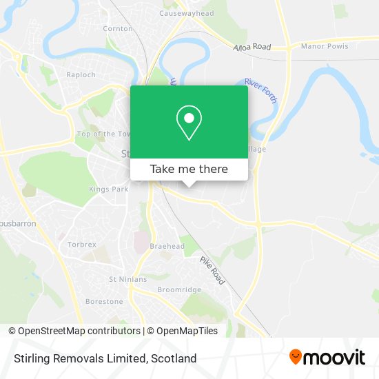 Stirling Removals Limited map