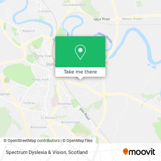 Spectrum Dyslexia & Vision map