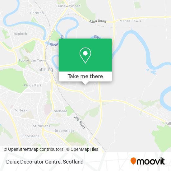 Dulux Decorator Centre map