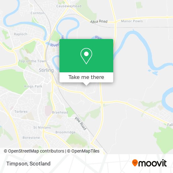 Timpson map