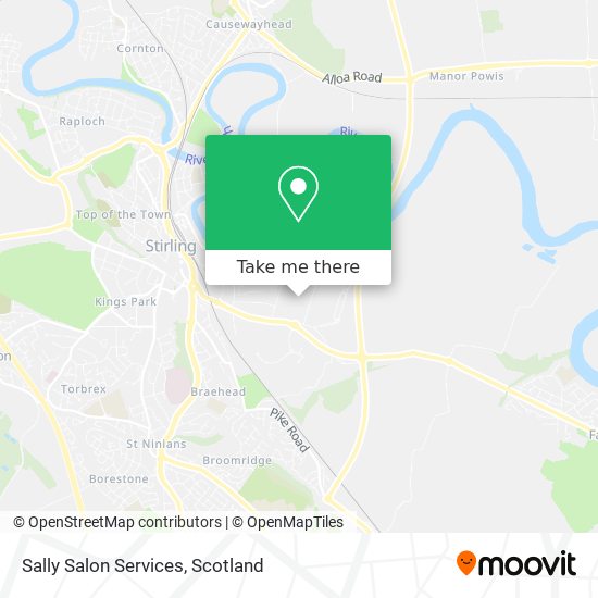 Sally Salon Services map