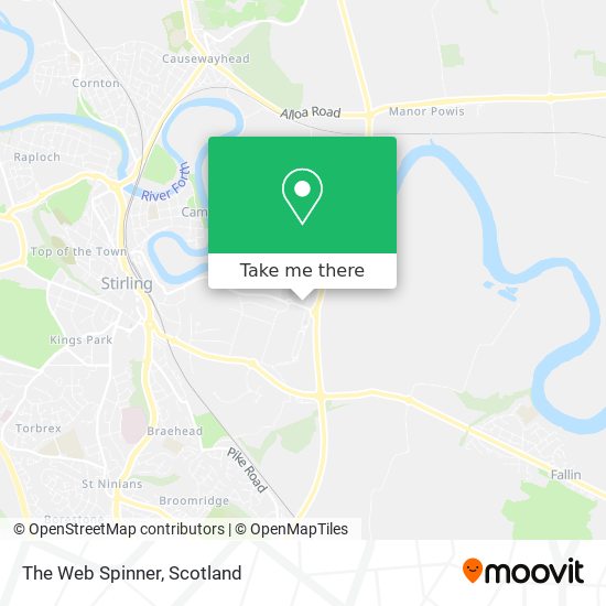 The Web Spinner map