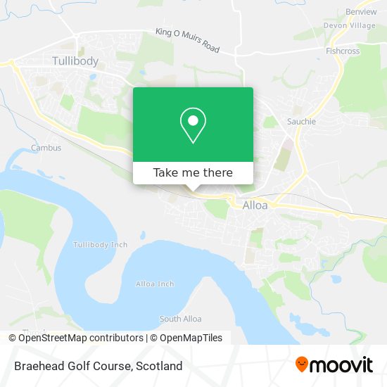 Braehead Golf Course map