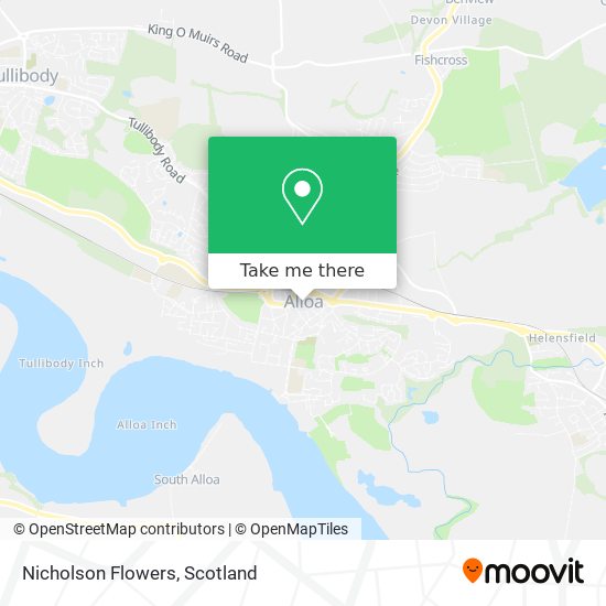 Nicholson Flowers map