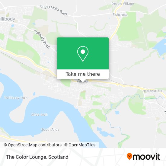 The Color Lounge map