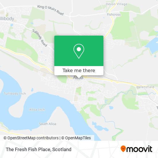 The Fresh Fish Place map