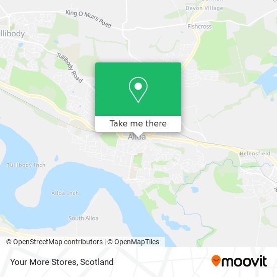 Your More Stores map