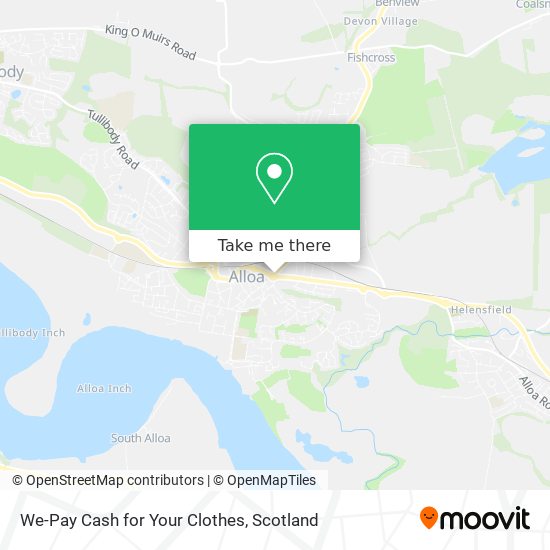 We-Pay Cash for Your Clothes map