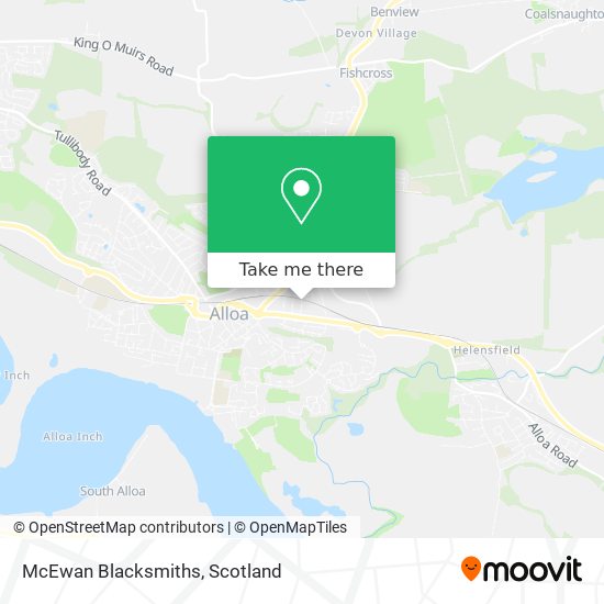 McEwan Blacksmiths map