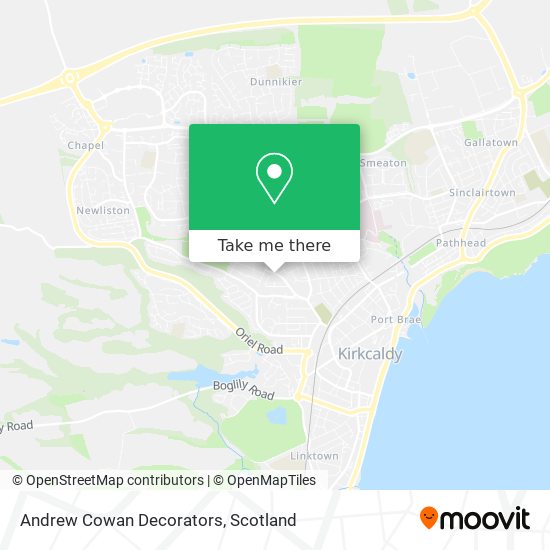 Andrew Cowan Decorators map