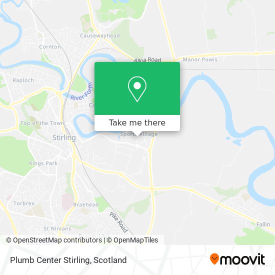 Plumb Center Stirling map