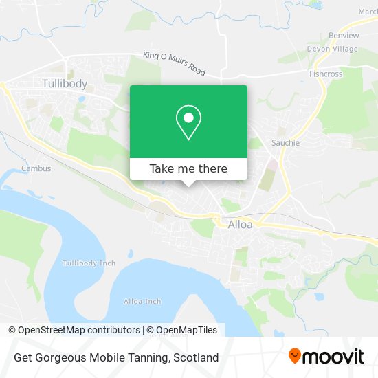 Get Gorgeous Mobile Tanning map