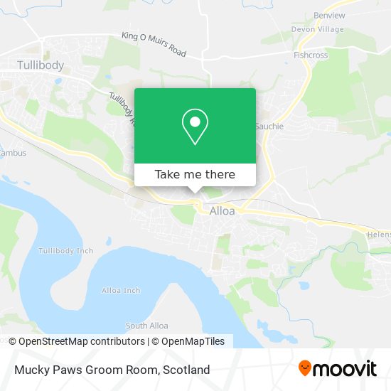 Mucky Paws Groom Room map