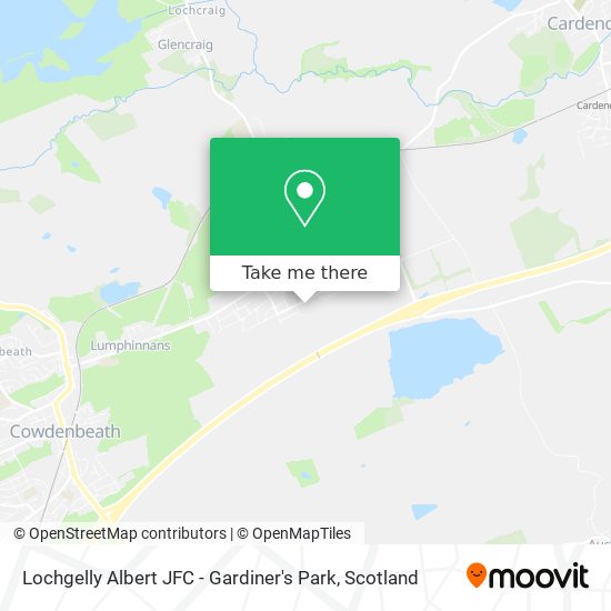 Lochgelly Albert JFC - Gardiner's Park map