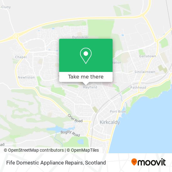 Fife Domestic Appliance Repairs map