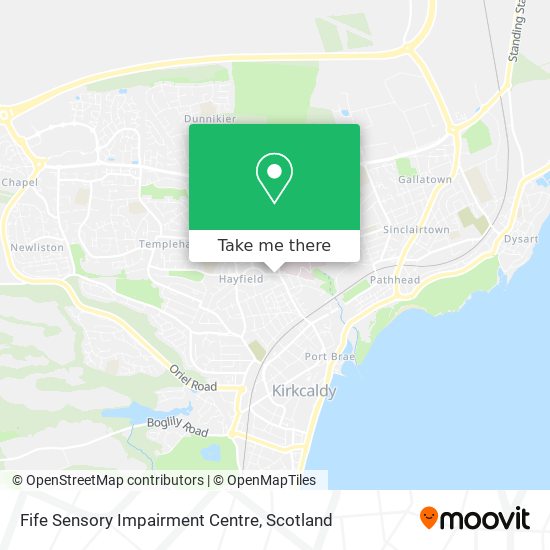 Fife Sensory Impairment Centre map