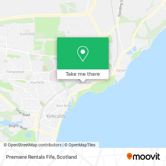 Premiere Rentals Fife map