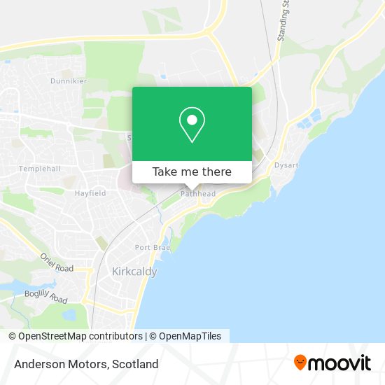 Anderson Motors map