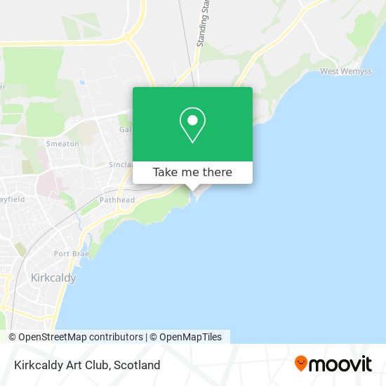 Kirkcaldy Art Club map