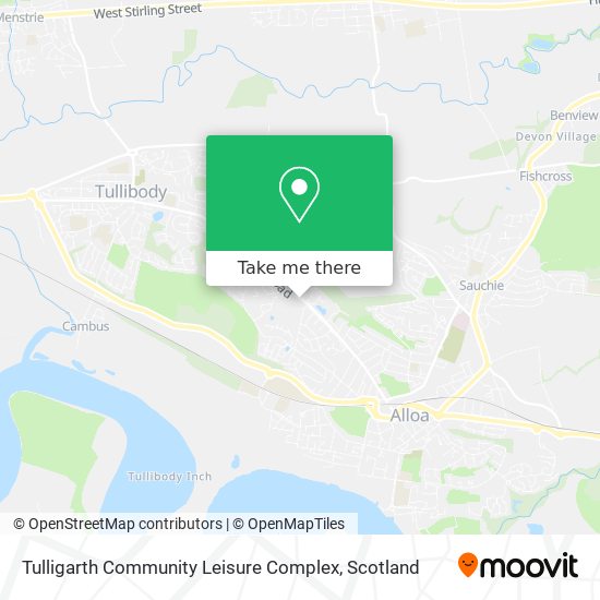 Tulligarth Community Leisure Complex map