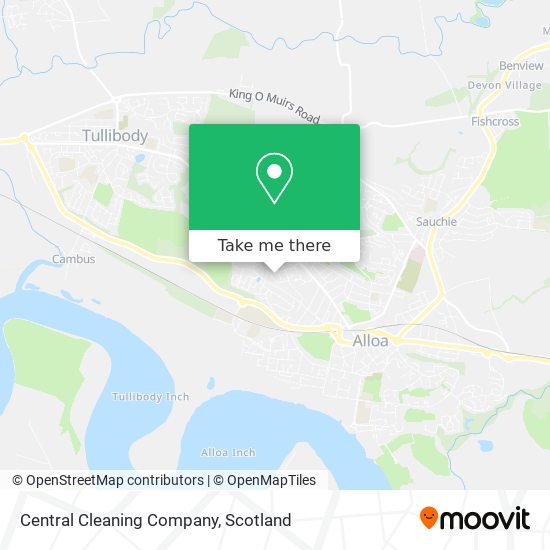 Central Cleaning Company map