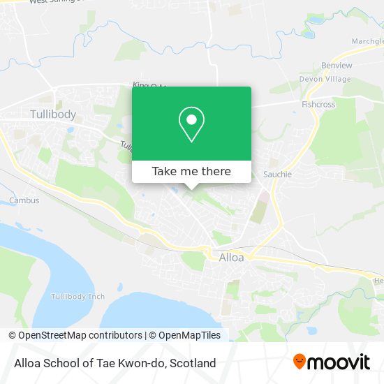 Alloa School of Tae Kwon-do map