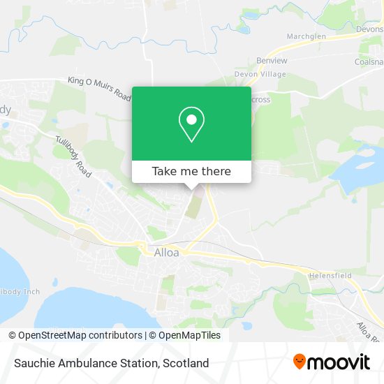 Sauchie Ambulance Station map