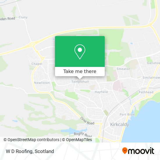 W D Roofing map