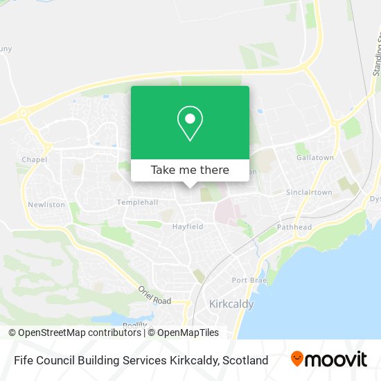 Fife Council Building Services Kirkcaldy map