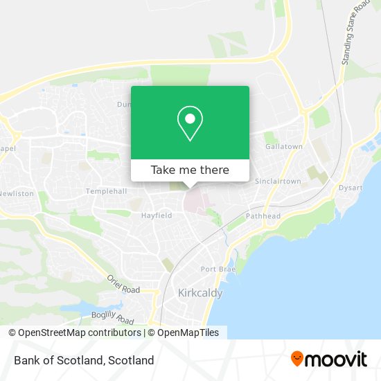 Bank of Scotland map