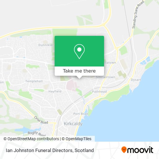 Ian Johnston Funeral Directors map