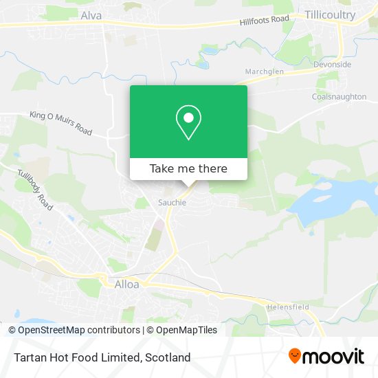 Tartan Hot Food Limited map