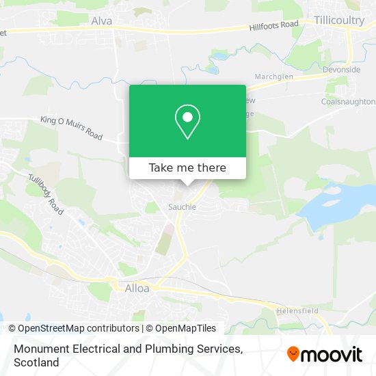 Monument Electrical and Plumbing Services map