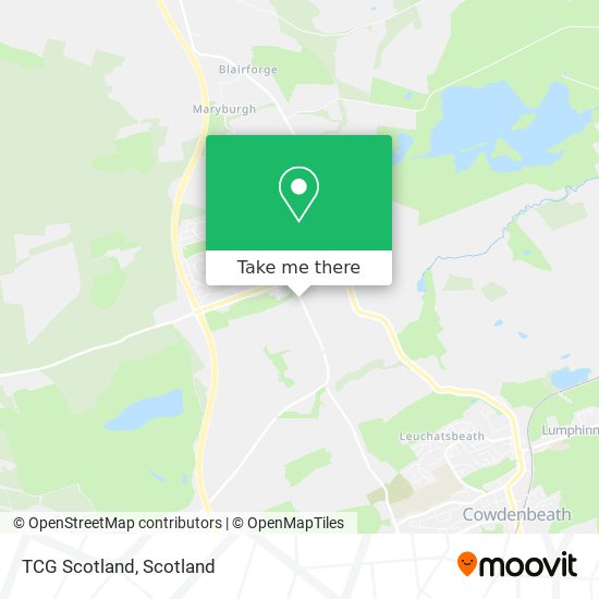 TCG Scotland map