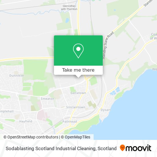 Sodablasting Scotland Industrial Cleaning map