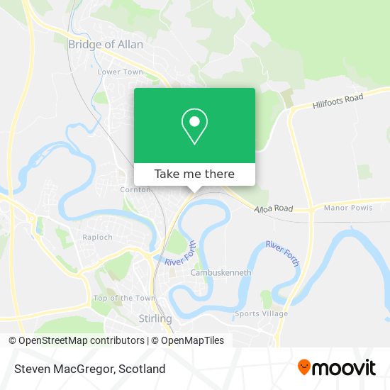 Steven MacGregor map