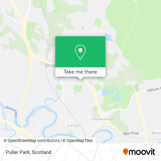 Puller Park map