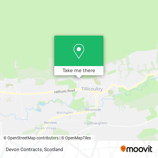 Devon Contracts map